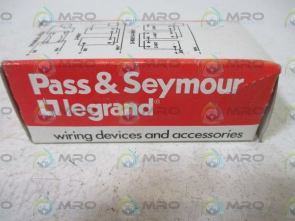 LOT OF 2 PASS & SEYMOUR 870IG DECORATOR SWITCH NSMP