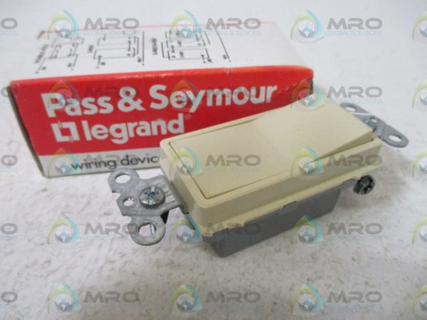 LOT OF 2 PASS & SEYMOUR 870IG DECORATOR SWITCH NSMP