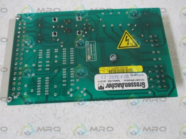 GROSSENBANCHER 4331-28804 BOARD  UNMP