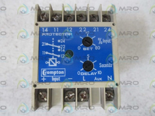 CROMPTON 252-PBSU PROTECTOR RELAY UNMP