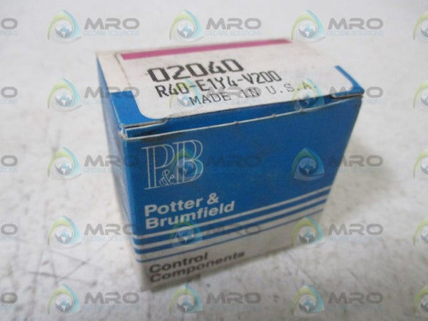 POTTER & BRUMFIELD R40-E1Y4-V200 RELAY NSMP