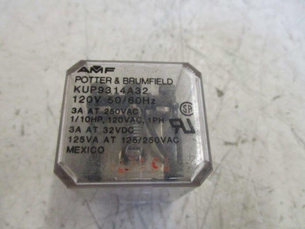 POTTER & BRUMFIELD KUP9314A32 RELAY NSNP