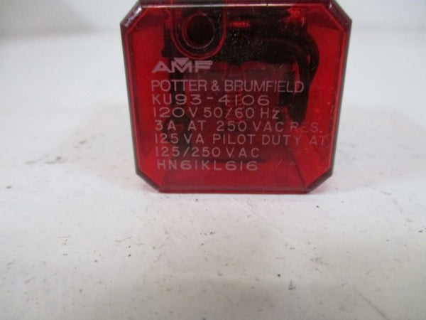 PORTER & BRUMFIELD KU93-4106 RELAY UNMP