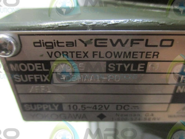YOKOGAWA DY025-DBMAA1-2D VORTEX FLOWMETER NSMP