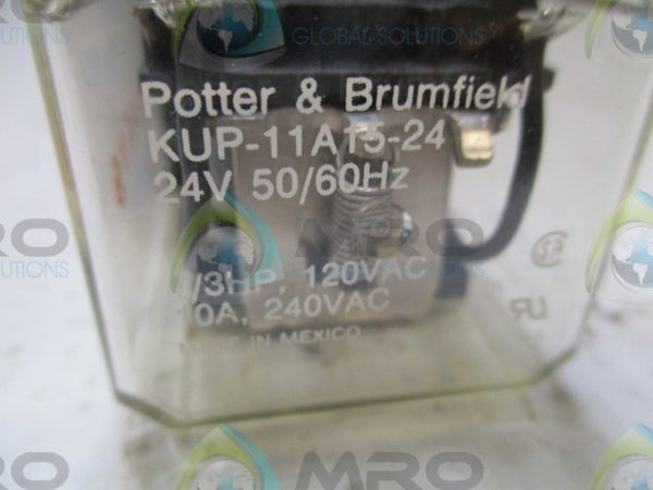 POTTER & BRUMFIELD KUP-11A15-24 RELAY 24V NSNP