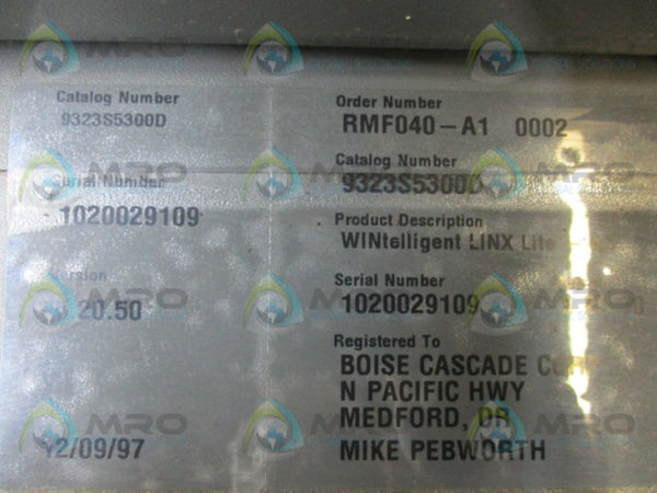 ALLEN BRADLEY 1784-T47 PORTABLE PROGRAMMING TERMINAL UNMP