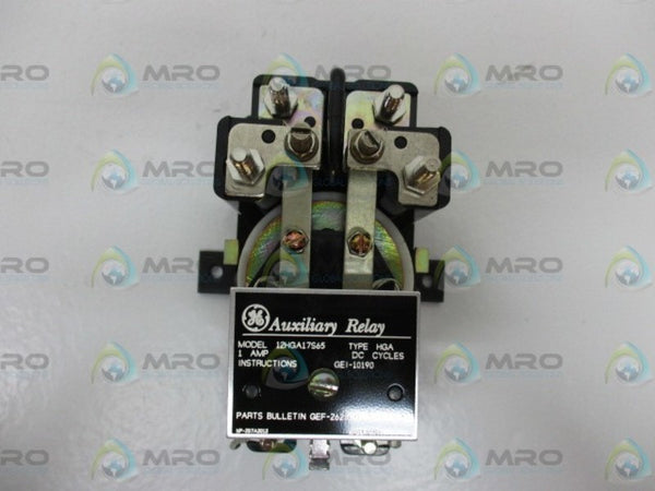 GENERAL ELECTRIC 12HGA17S65 AUXILIARY RELAY NSMP