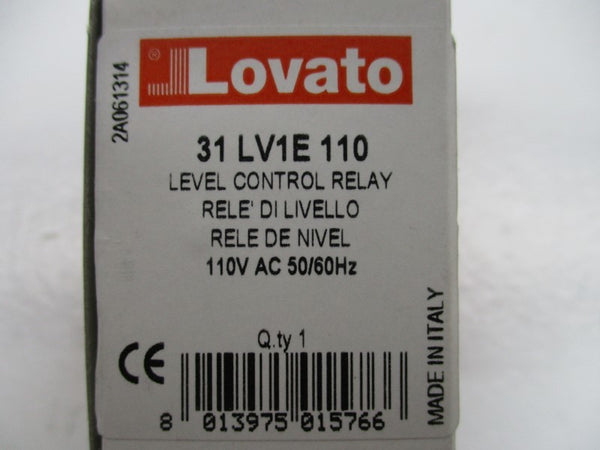 LOVATO LV1E LEVEL CONTROL RELAY 110V NSMP
