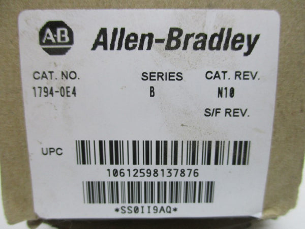 ALLEN BRADLEY 1794-OE4 SER. B 24VDC NSMP
