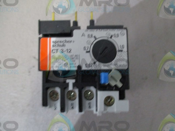 SPRECHER+SCHUH CT3-1.0 OVERLOAD RELAY NSMP