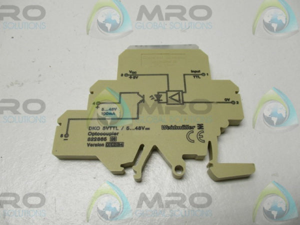 WEIDMULLER DKO5VTTL TERMINAL BLOCK OPTOCOUPLER NSNP