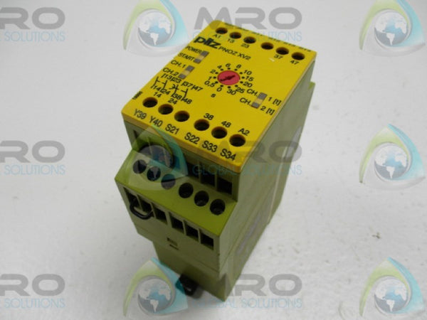 PILZ PNOZXV230/24VDC2N/02N/0T SAFETY RELAY 230/240VAC 24VDC  UNMP