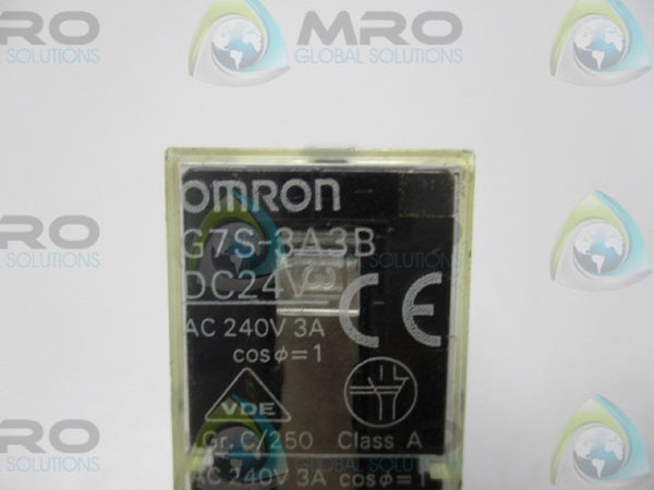 OMRON G7S-3A3B RELAY 24VDC  UNMP