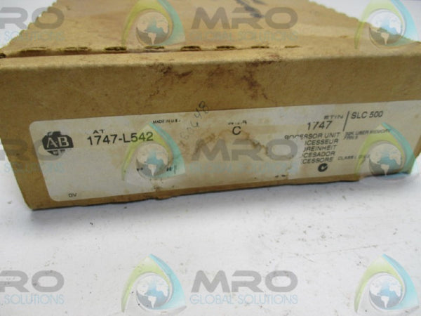 ALLEN BRADLEY 1747-L542 SER. C F/W 5 (NO BATTERY) NSMP