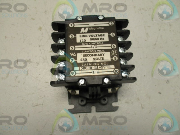 MAGNETEK 1500-D-L1-S9-0C-X LIQUID LEVEL CONTROL RELAY 110/120V  NSMP