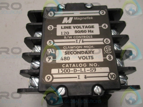 MAGNETEK 1500-D-L1-S9-0C-X LIQUID LEVEL CONTROL RELAY 110/120V  NSMP