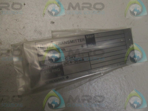 YOKOGAWA YA53-SHS4 UNI TRANSMITTER 24VDC 7000PSI NSMP
