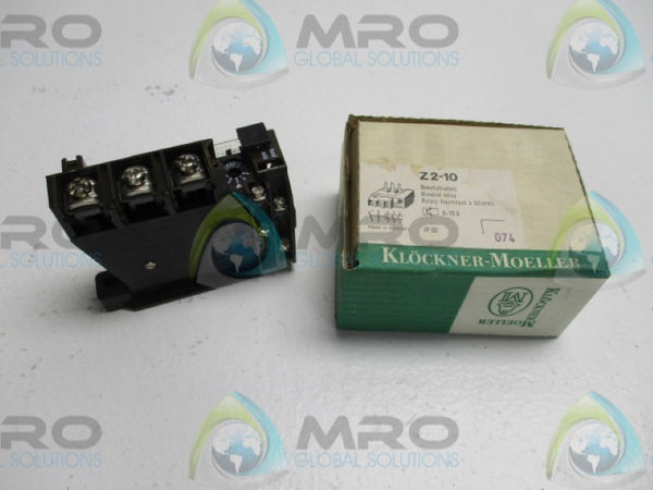 KLOCKNER MOELLER Z2-10 BIMETAL RELAY 6-10A  NSMP