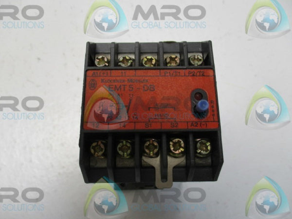KLOCKNER MOELLER EMT5-DB-220 OVERLOAD RELAY THERMISTOR 220V NSNP