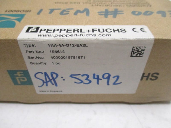 PEPPERL + FUCHS VAA-4A-G12-EA2L AS INTERFACE NSMP