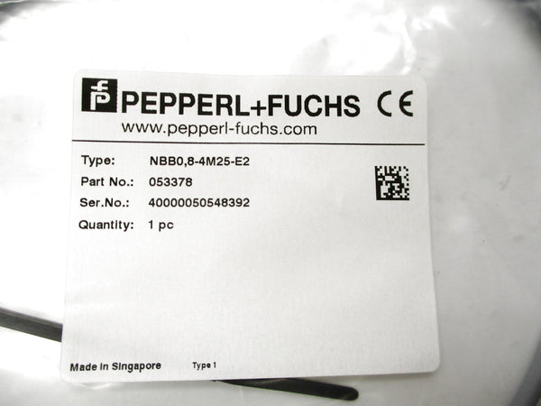 PEPPERL+FUCHS NBB0.8-4M25-E2 053378 10-30VDC NSMP