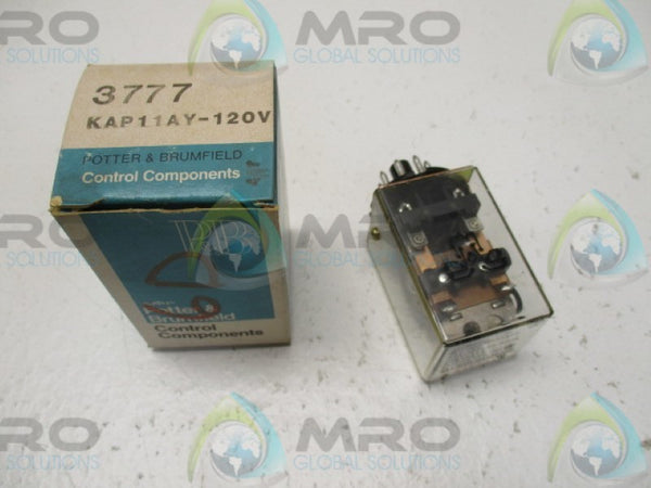 POTTER&BRUMFIELD KAP-11AY-120 RELAY 120V NSMP