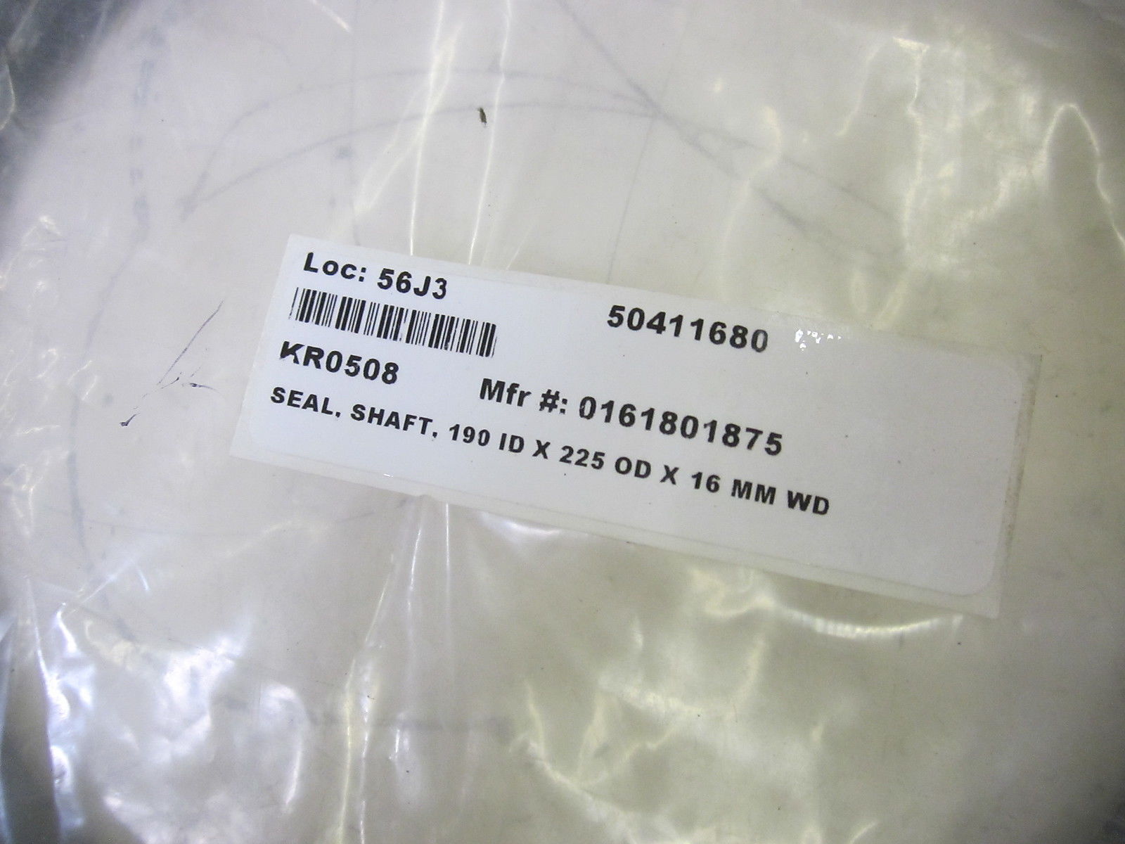 INDUSTRIAL MRO 0161801875 SHAFT SEAL * NEW IN A BAG *