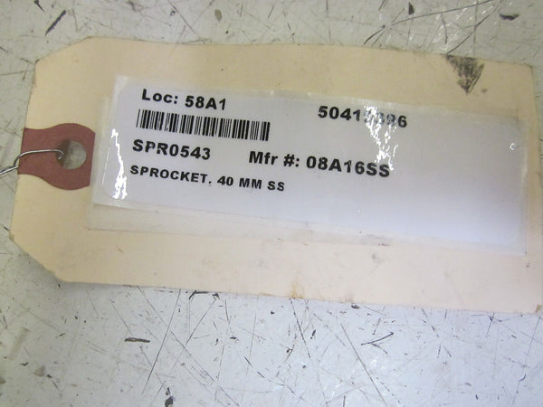 08A16SS SPROCKET 40MM  UNMP