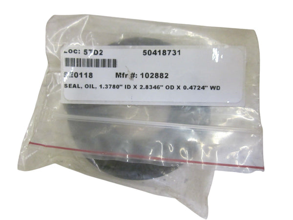 102882 OIL SEAL 1.3780" ID X 2.8346" OD X 0.4724" WD NSNP
