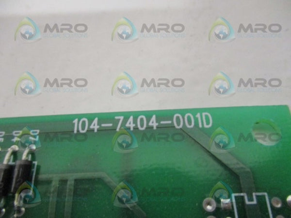 104-7404-001D CIRCUIT BOARD NSNP