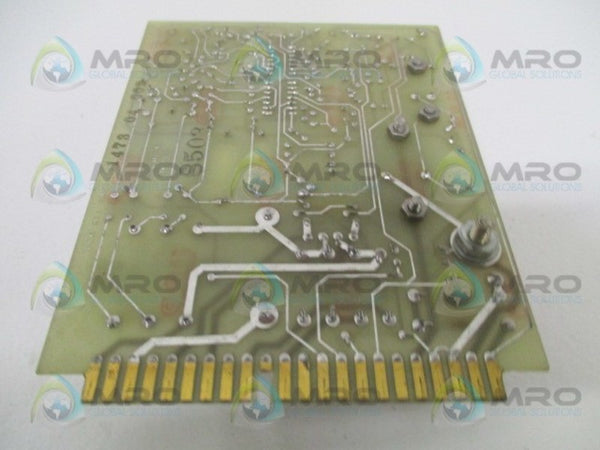 ARGUS 118031001 PC BOARD UNMP