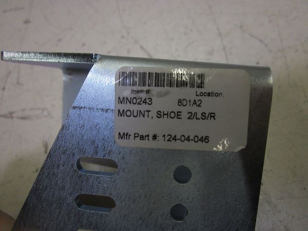 124-04-046 MOUNT, SHOE 2/LS/R  NSNP