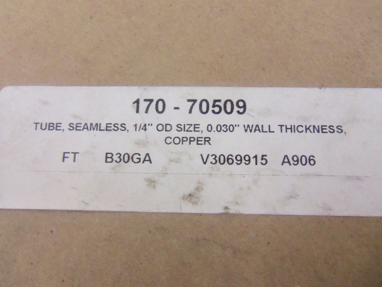 170-70509 REFRIGERATION TUBE NSMP