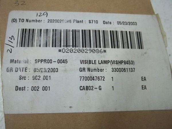 2020029086 VISIBLE LAMP NSMP
