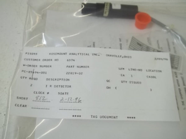 22819-02 INFRARED DETECTOR UNMP