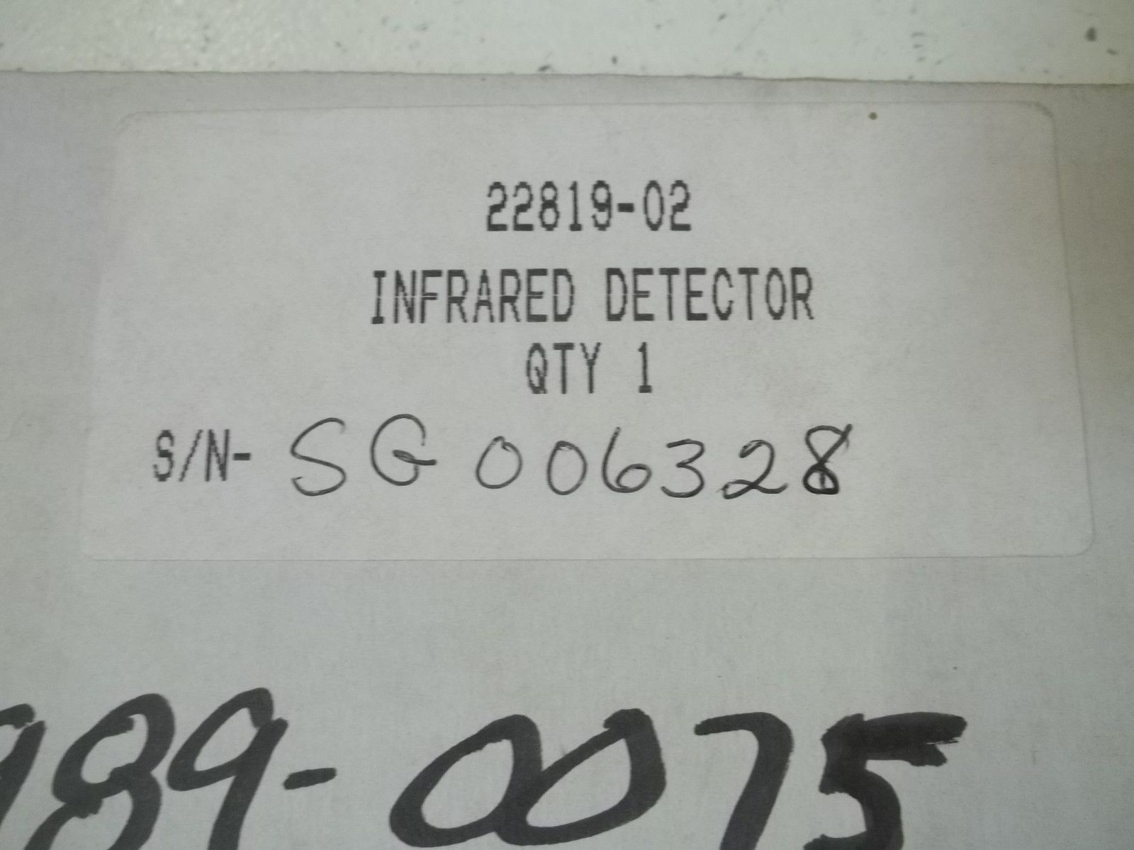 22819-02 INFRARED DETECTOR UNMP