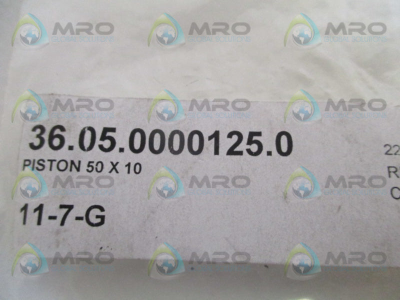 INDUSTRIAL MRO 36.05.0000125.0 PISTON 50x10 *NEW NO BOX*
