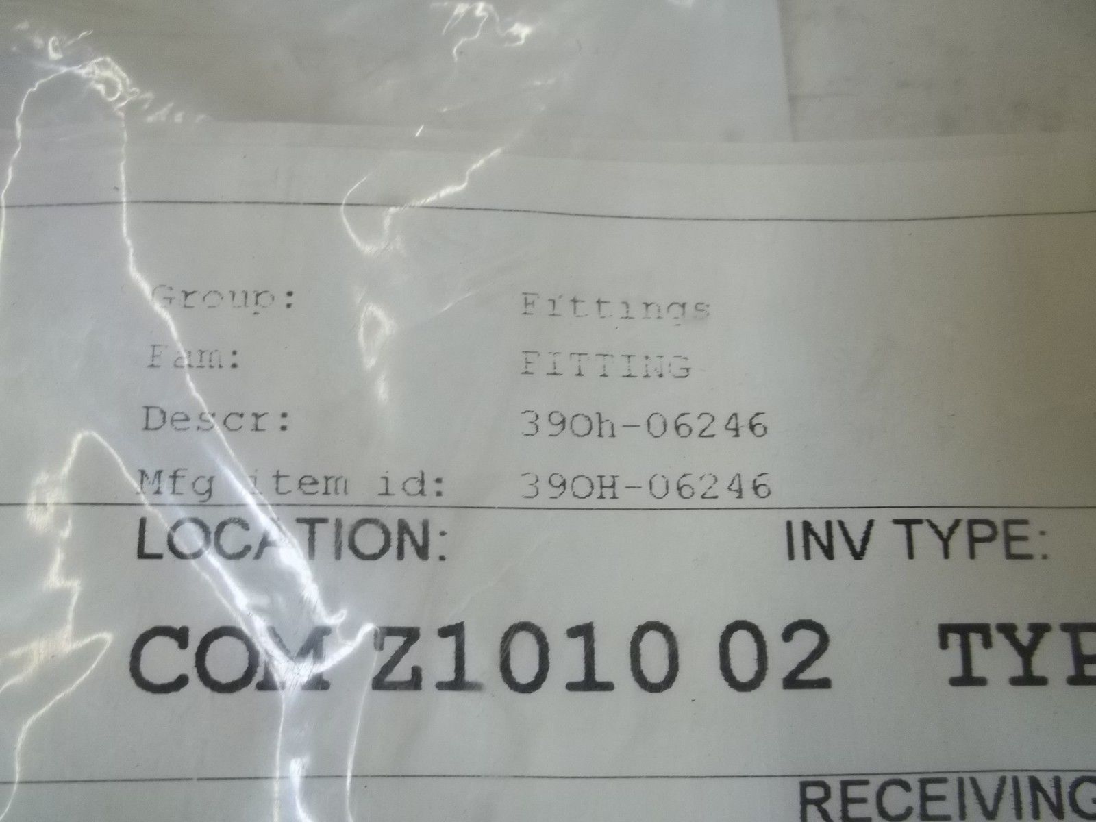 39OH-06246 FITTINGS NSNP