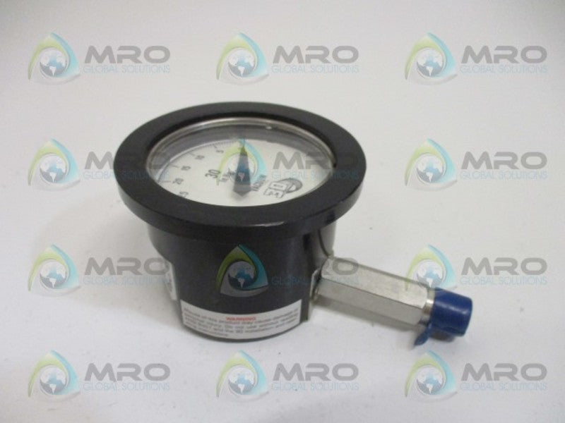 3D INSTRUMENTS 25202-21B11 VACUUM GAUGE 30-0" Hg NSNP