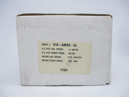 BARKSDALE D1X-A80SS-UL NSMP
