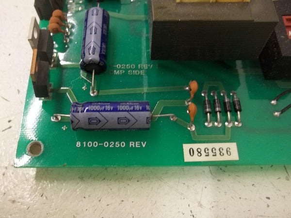 WATLOW 8100-0250 POWER SUPPLY BOARD  UNMP