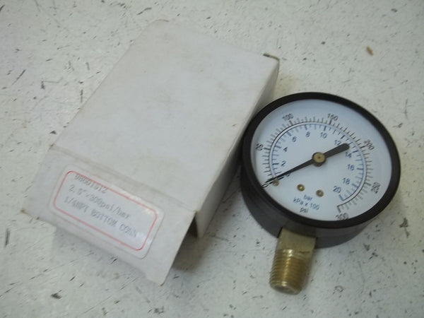 98601512 GAUGE 2.5" X 300PSI/BAR NSMP