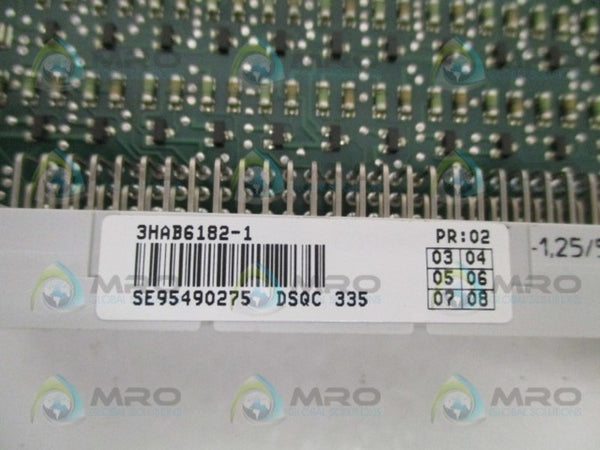 ABB DSQC335 3HAB6182-1 CPU PROCESSOR BOARD NSNP