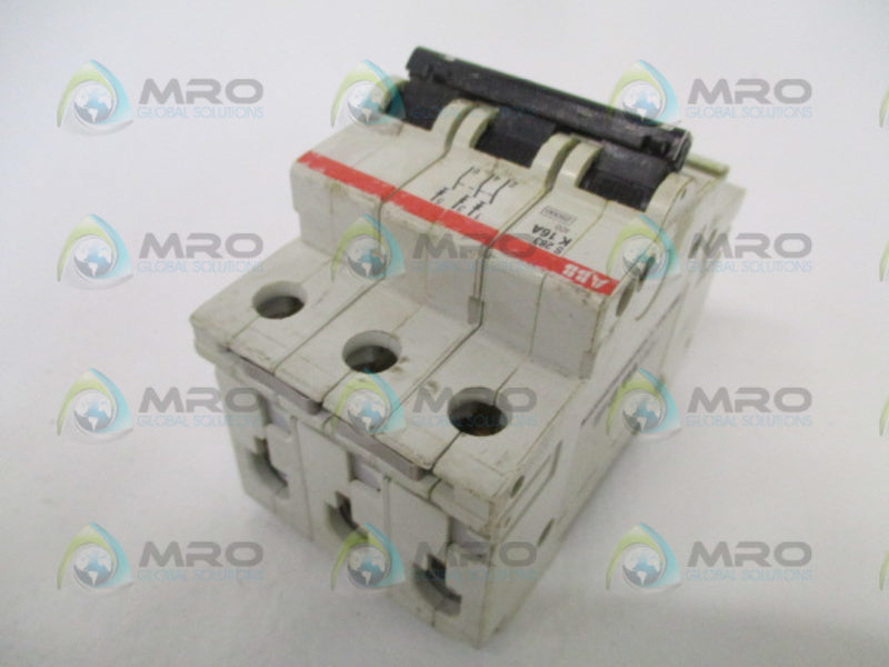 ABB S283-K16 CIRCUIT BREAKER 16A UNMP