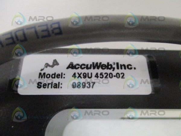 ACCUWEB 4X9U-4520-02 SENSOR EDGE DETECTOR NSNP