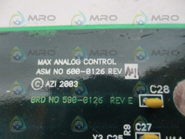ADVANCED INSTRUMENTS 600-0126 CIRCUIT BOARD UNMP