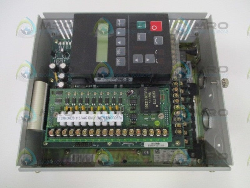 ALLEN BRADLEY PLUS II 1336F-BRF20-AA-EN-HAS2-L6E AC DRIVE UNMP