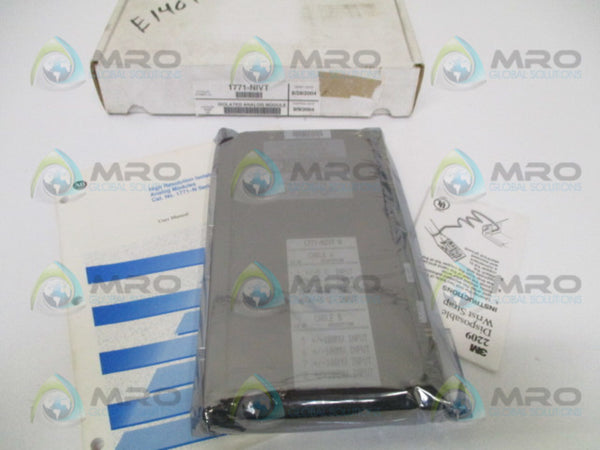 ALLEN BRADLEY 1771-NIVT SER. A F/W G ISOLATED ANALOG MODULE NSMP