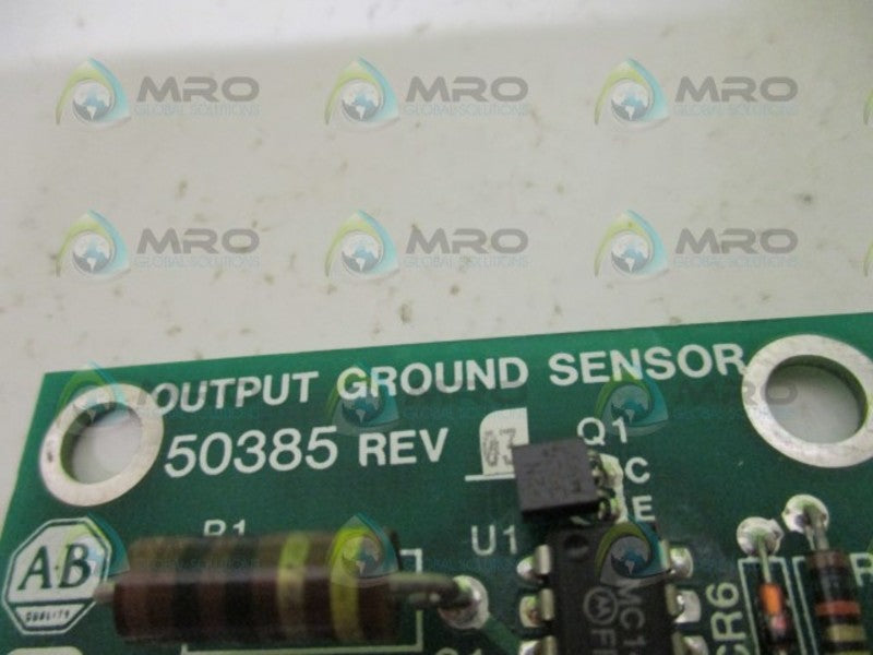 ALLEN BRADLEY 50385 OUTPUT GROUND SENSOR BOARD NSNP