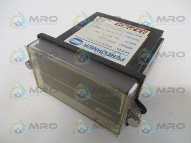 ALPHA MTR-U-S-F-P4-S PERFORMER PANEL METER -150.0-399.9 DEGREES F UNMP